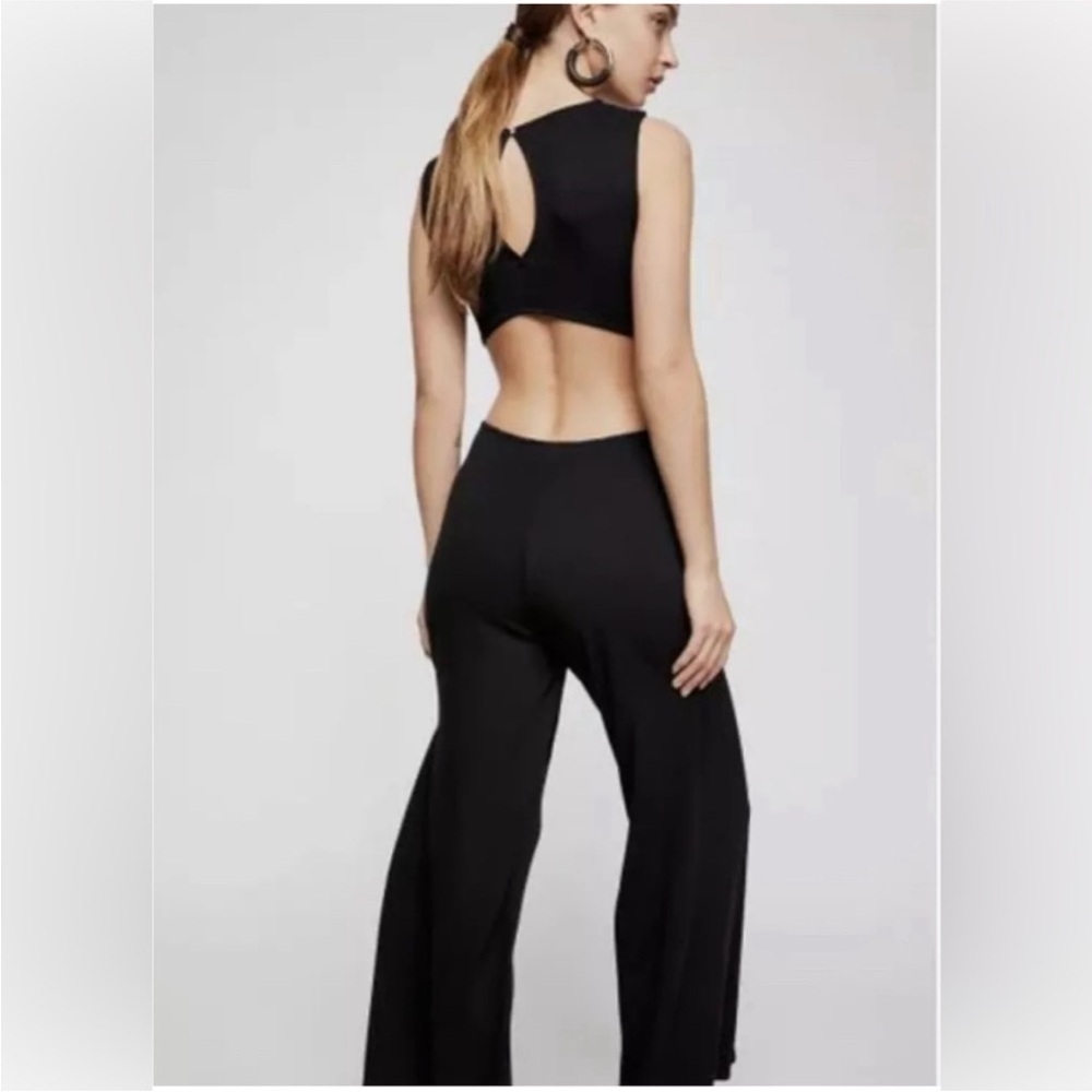 Free People FP Beach Tamarama Maxi Black Romper Jumper Jumpsuit, Size Small - Picture 5 of 10